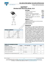 VS-HFA16TB120-N3 Datasheet Cover