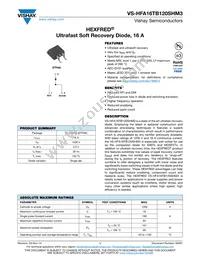 VS-HFA16TB120SRHM3 Datasheet Cover