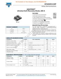 VS-HFA200FA120P Datasheet Cover