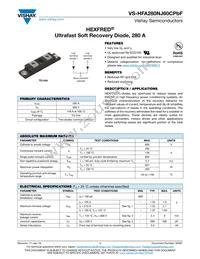 VS-HFA280NJ60CPBF Datasheet Cover