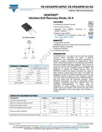 VS-HFA30PB120-N3 Datasheet Cover