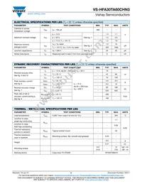 VS-HFA30TA60CHN3 Datasheet Page 2