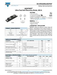 VS-HFA320NJ40CPBF Datasheet Cover