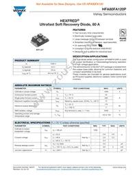 VS-HFA80FA120P Datasheet Cover