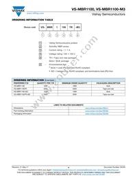 VS-MBR1100TR Datasheet Page 4
