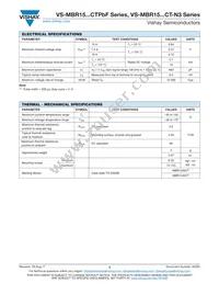 VS-MBR1535CTPBF Datasheet Page 2