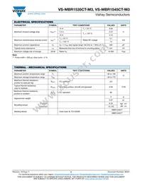VS-MBR1545CT-M3 Datasheet Page 2