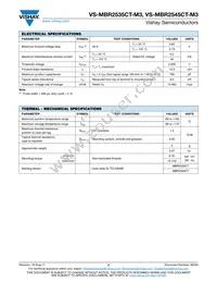 VS-MBR2545CT-M3 Datasheet Page 2