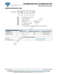 VS-MBR2545CT-M3 Datasheet Page 5