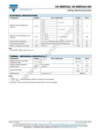 VS-MBR340TR Datasheet Page 2