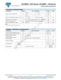 VS-MBR745-N3 Datasheet Page 2