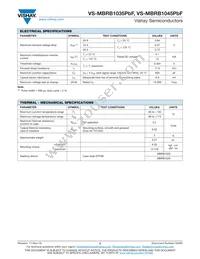 VS-MBRB1045TRRPBF Datasheet Page 2