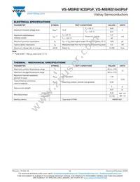 VS-MBRB1645TRRPBF Datasheet Page 2