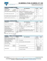 VS-MBRB2045CTR-M3 Datasheet Page 2