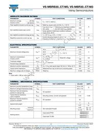 VS-MBRB3045CTR-M3 Datasheet Page 2