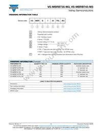 VS-MBRB745TRR-M3 Datasheet Page 5