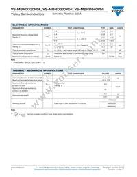 VS-MBRD320PBF Datasheet Page 2
