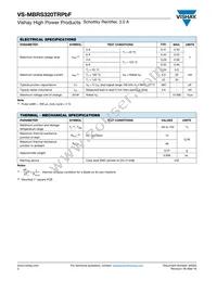 VS-MBRS320TRPBF Datasheet Page 2