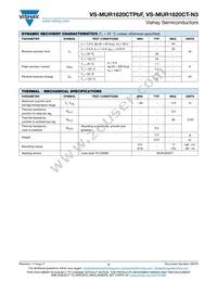 VS-MUR1620CT-N3 Datasheet Page 2
