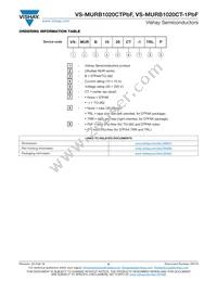 VS-MURB1020CTTRRP Datasheet Page 6