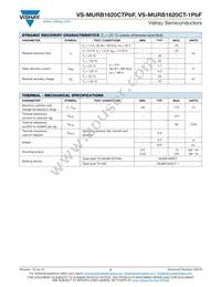 VS-MURB1620CTTRRP Datasheet Page 2
