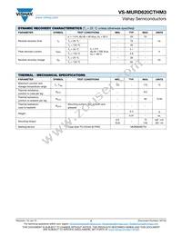 VS-MURD620CTHM3 Datasheet Page 2