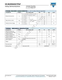 VS-MURD620CTTRLPBF Datasheet Page 2