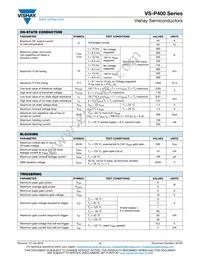 VS-P405KW Datasheet Page 2
