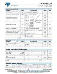 VS-RA160FA120 Datasheet Page 2