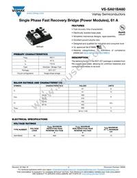 VS-SA61BA60 Cover