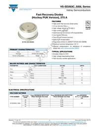 VS-SD263C45S50L Datasheet Cover