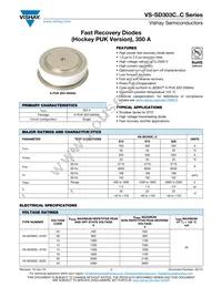 VS-SD303C25S20C Datasheet Cover