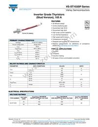 VS-ST103S08PFN2 Datasheet Cover