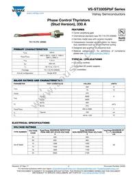 VS-ST330S16M1PBF Datasheet Cover