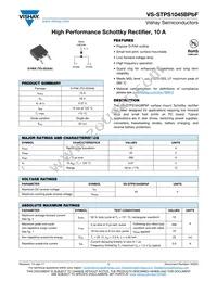 VS-STPS1045BTRRPBF Datasheet Cover