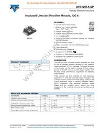 VS-UFB120FA40P Datasheet Cover