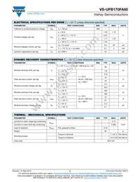 VS-UFB170FA60 Datasheet Page 2