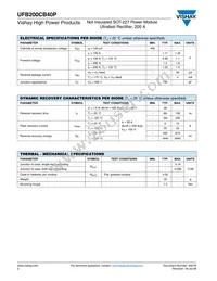 VS-UFB200CB40P Datasheet Page 2