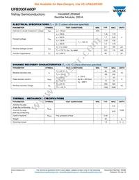 VS-UFB200FA60P Datasheet Page 2
