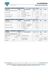 VS-UFB250FA60 Datasheet Page 2