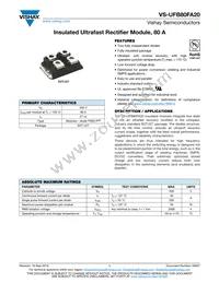 VS-UFB80FA20 Datasheet Cover