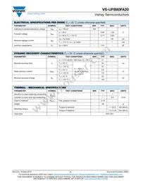 VS-UFB80FA20 Datasheet Page 2