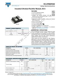 VS-UFB80FA60 Datasheet Cover