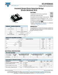VS-UFH60BA65 Datasheet Cover