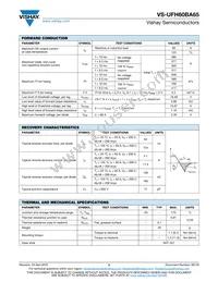 VS-UFH60BA65 Datasheet Page 2