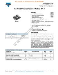 VS-UFL200FA60P Datasheet Cover