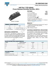 VS-VSKCS401/045 Datasheet Cover