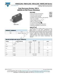 VS-VSKDL240-06S10 Datasheet Cover