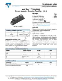 VS-VSKDS201/045 Datasheet Cover