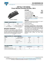 VS-VSKDS209/150 Datasheet Cover